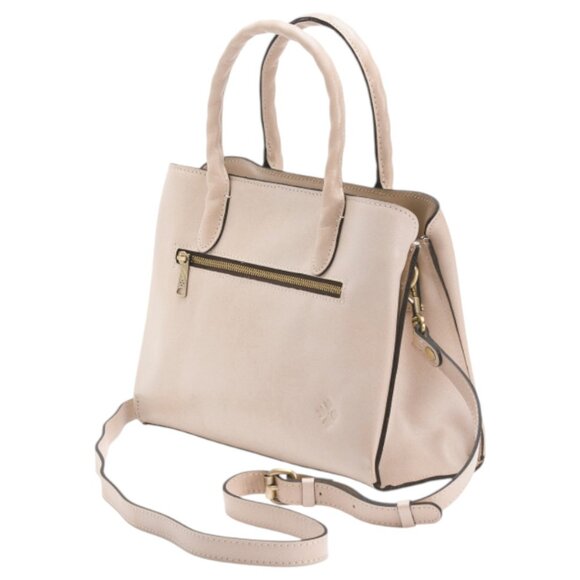 PATRICIA NASH Leather Genovese Satchel With Crossbody Strap - Picture 4 of 4